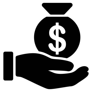 El düz vektör simgesi yatırım