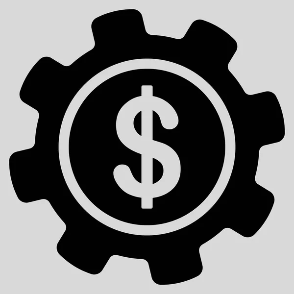 Opções de pagamento Engrenagem Flat Vector Icon — Vetor de Stock