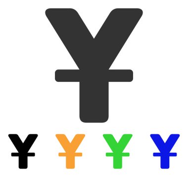 Çin yuan vektör simgesi