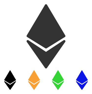 Ethereum vektör simgesi