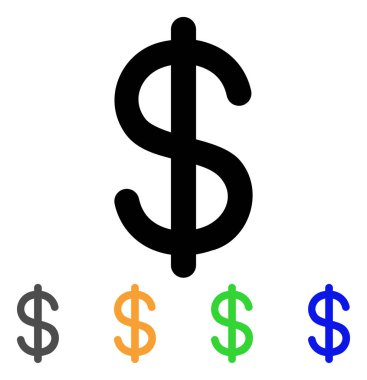 Doları kontur simgesini