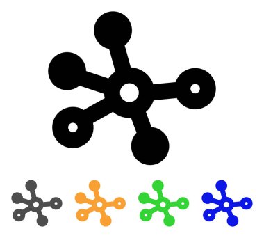 Bağlantıları kontur simgesini