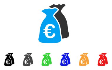 Euro para vektör simgesi