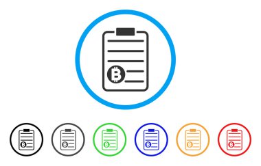 Bitcoin fiyat listesi simgesini yuvarlak