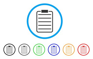 Liste sayfası simgesini yuvarlak