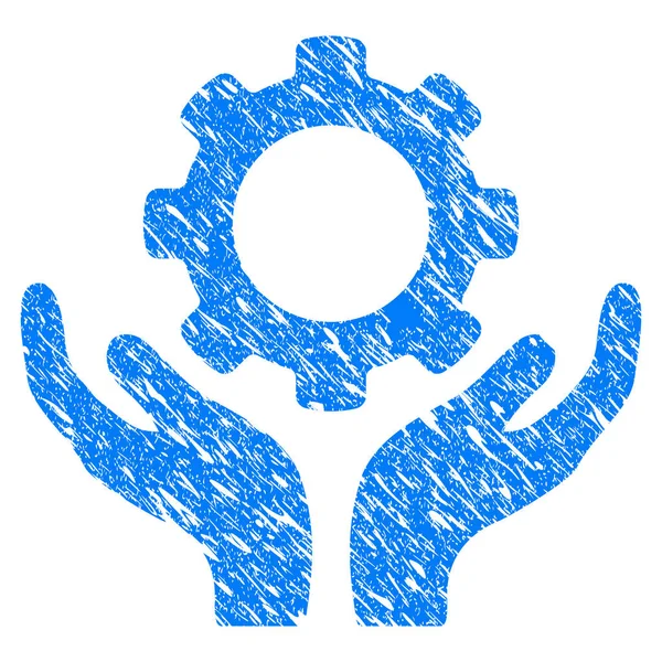 Onarım Servisi eller Grunge simgesi