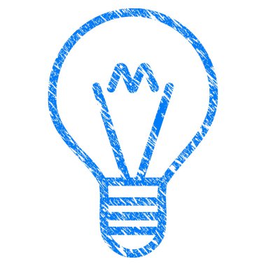 İpucu lamba Grunge simgesi