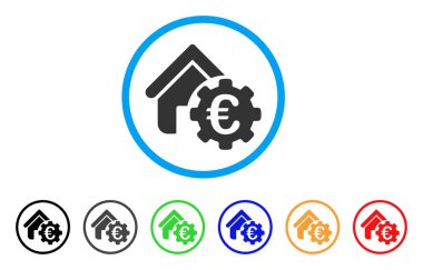 Avrupa Bina ödeme dişli yuvarlak simge