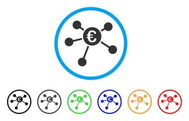 Euro ödemeleri yuvarlandığında simgesi