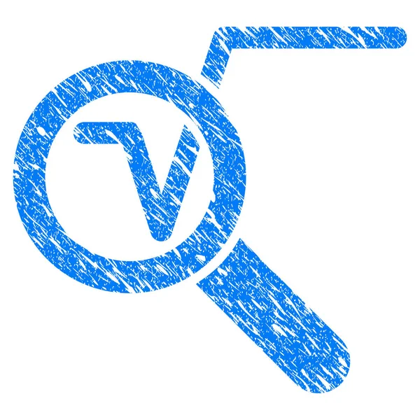 Buscar solución matemática Grunge Icon — Vector de stock