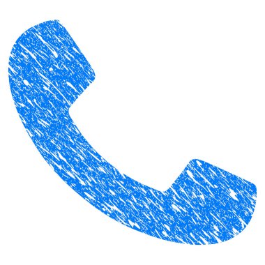 Telefon alıcı grunge simgesi