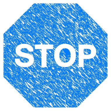 Dur işareti Grunge simgesi