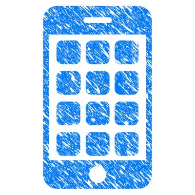 Mobil Apps Grunge simgesi
