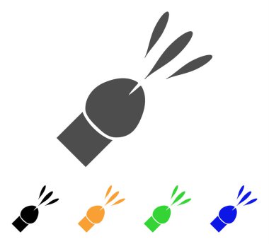 Boşalma vektör simgesi