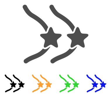 Kadın meme sansür yıldız vektör simgesi