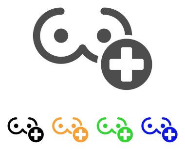 Kadın meme tıp vektör simgesi