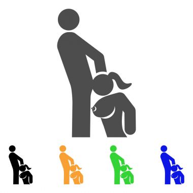 Oral seks kişi vektör simgesi