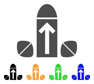 Penis Enlargement Tablets Vector Icon