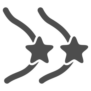 Kadın meme sansür yıldız düz simgesi