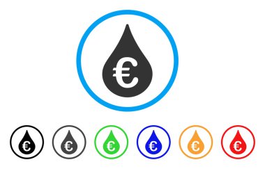 Euro yakıt açılan yuvarlak simge