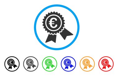 Avrupa garantisi Seal simgesi yuvarlak