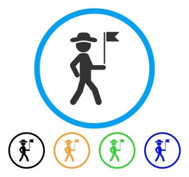 Beyefendi bayrak yuvarlak simge Kılavuzu