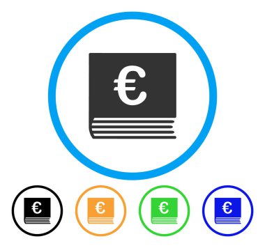 Euro Satış yuvarlak simge yaptırın