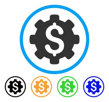 Endüstriyel sermaye yuvarlak simge