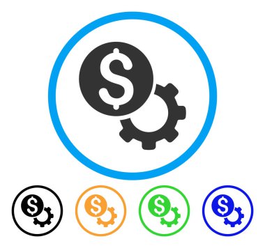 Ödeme araçları yuvarlak simge