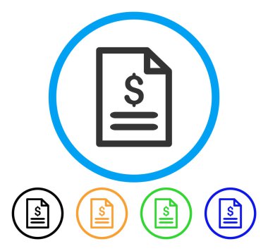 Fiyat listesi yuvarlak simge