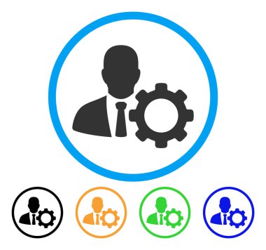 Asker yuvarlak simge