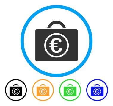 Euro Bagaj yuvarlak simge