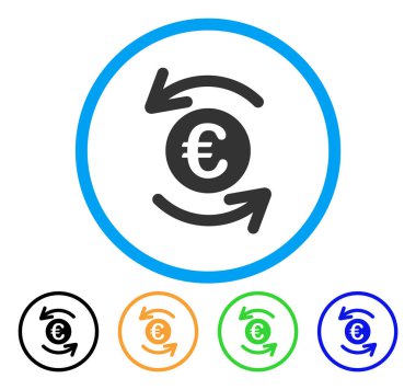 Update Euro denge yuvarlak simgesi