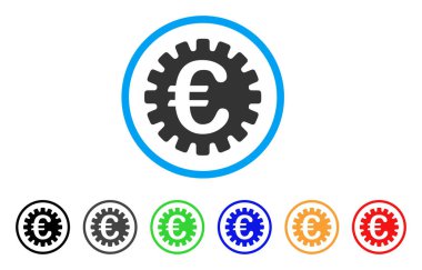 Euro Cog yuvarlak simge