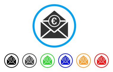 Euro posta yuvarlak simgesi