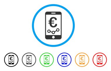 Euro Mobil rapor yuvarlak simgesi