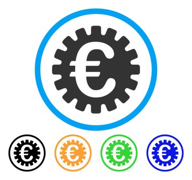 Euro Cog yuvarlak simge