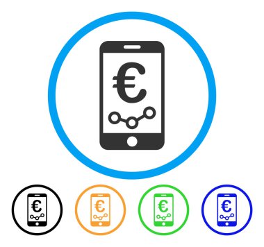 Euro Mobil rapor yuvarlak simgesi