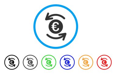 Update Euro denge yuvarlak simgesi