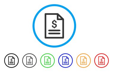 Fiyat listesi yuvarlak simge