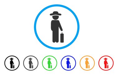 Beyefendi Bagaj yuvarlak simge