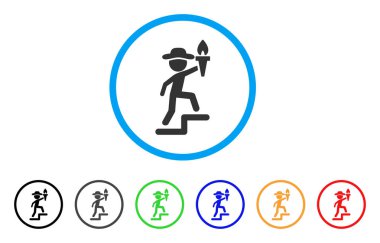 Beyefendi lideri yuvarlak simge