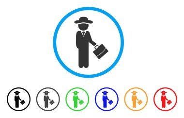 Beyefendi Yöneticisi simgesini yuvarlak