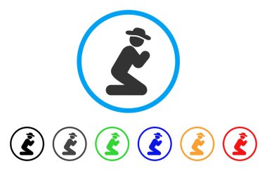 Beyefendi, dua kutsal kişilerin resmi yuvarlak