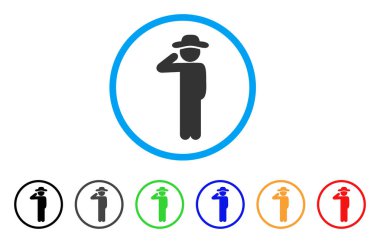 Beyefendi Selam yuvarlak simge