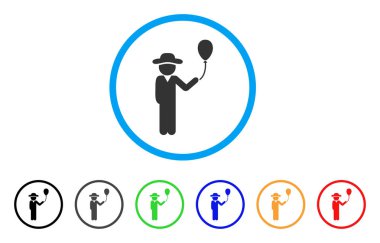 Balon yuvarlak simge beyle