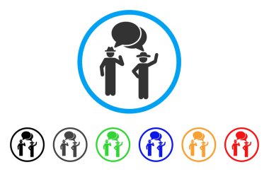 Beyler yuvarlak simge sohbet