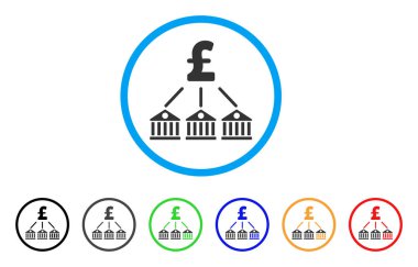 Banka Lirası giderleri yuvarlak simge