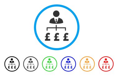 Patron Lirası ödemeleri yuvarlandığında simgesi