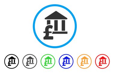 Kütüphane Pound ödeme yuvarlak simge